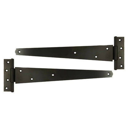 Marketplace JPG companion for Black Tee Hinge Steel Pair 8/10/12/14/16/18/24" Medium Duty T Hinge, Pack of 2