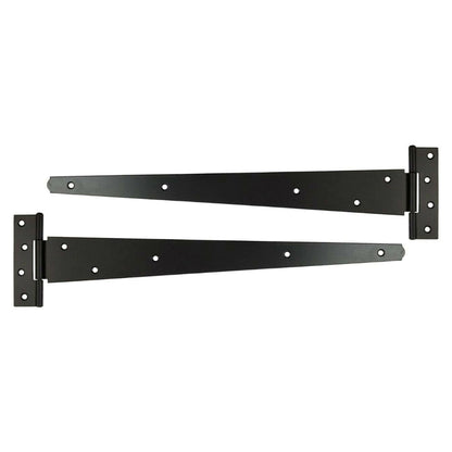 Marketplace JPG companion for Black Tee Hinge Steel Pair 8/10/12/14/16/18/24" Medium Duty T Hinge, Pack of 2