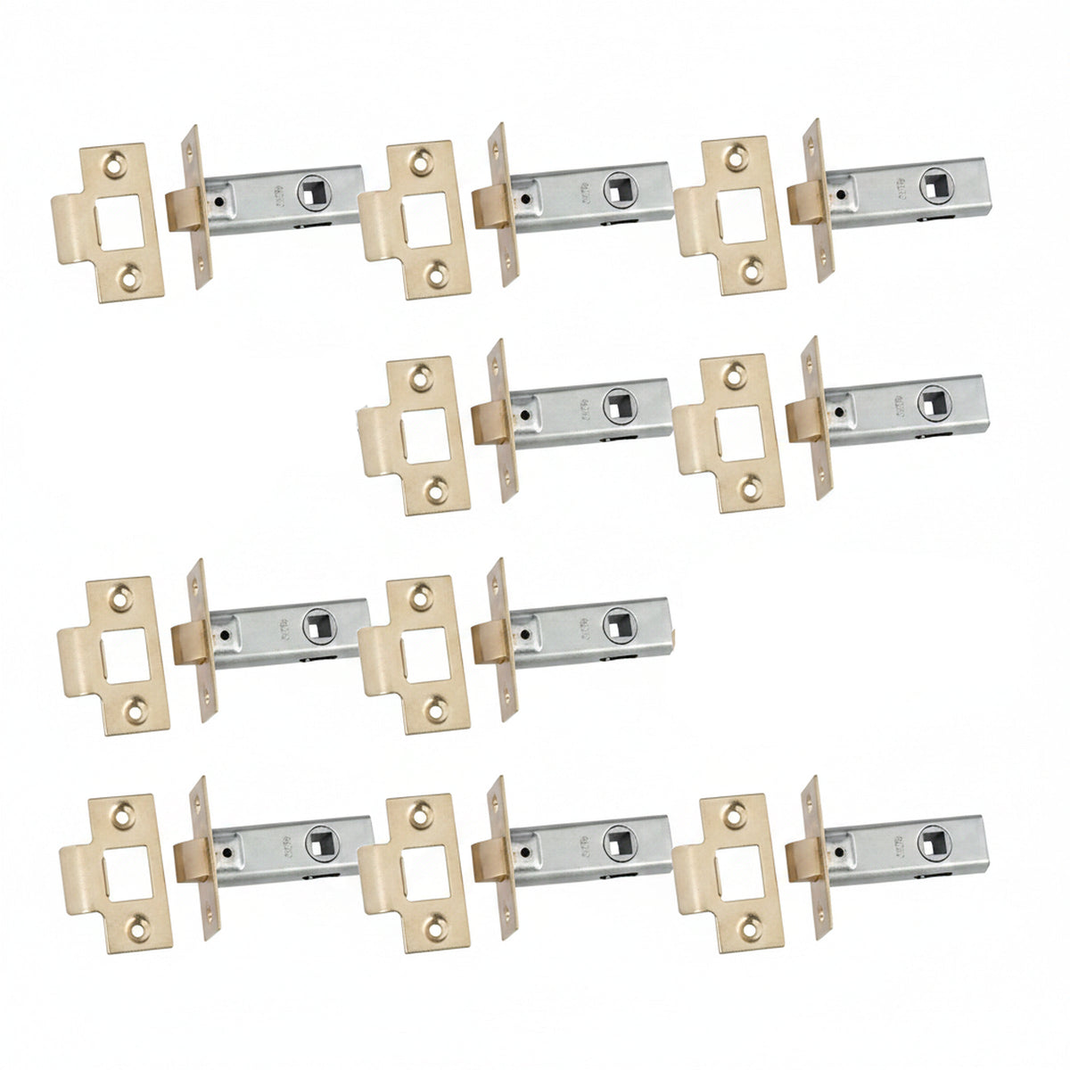 Marketplace JPG companion for Mortice Tubular Door Latch 2.5" 63mm Internal Door Catch Brass Plate 1-10