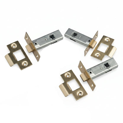 Marketplace JPG companion for Mortice Tubular Door Latch 2.5" 63mm Internal Door Catch Brass Plate 1-10