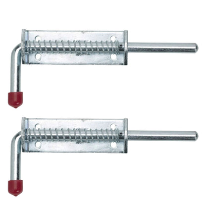 Marketplace JPG companion for Spring Loaded Shoot Bolts Zinc Plated - Pack of 2