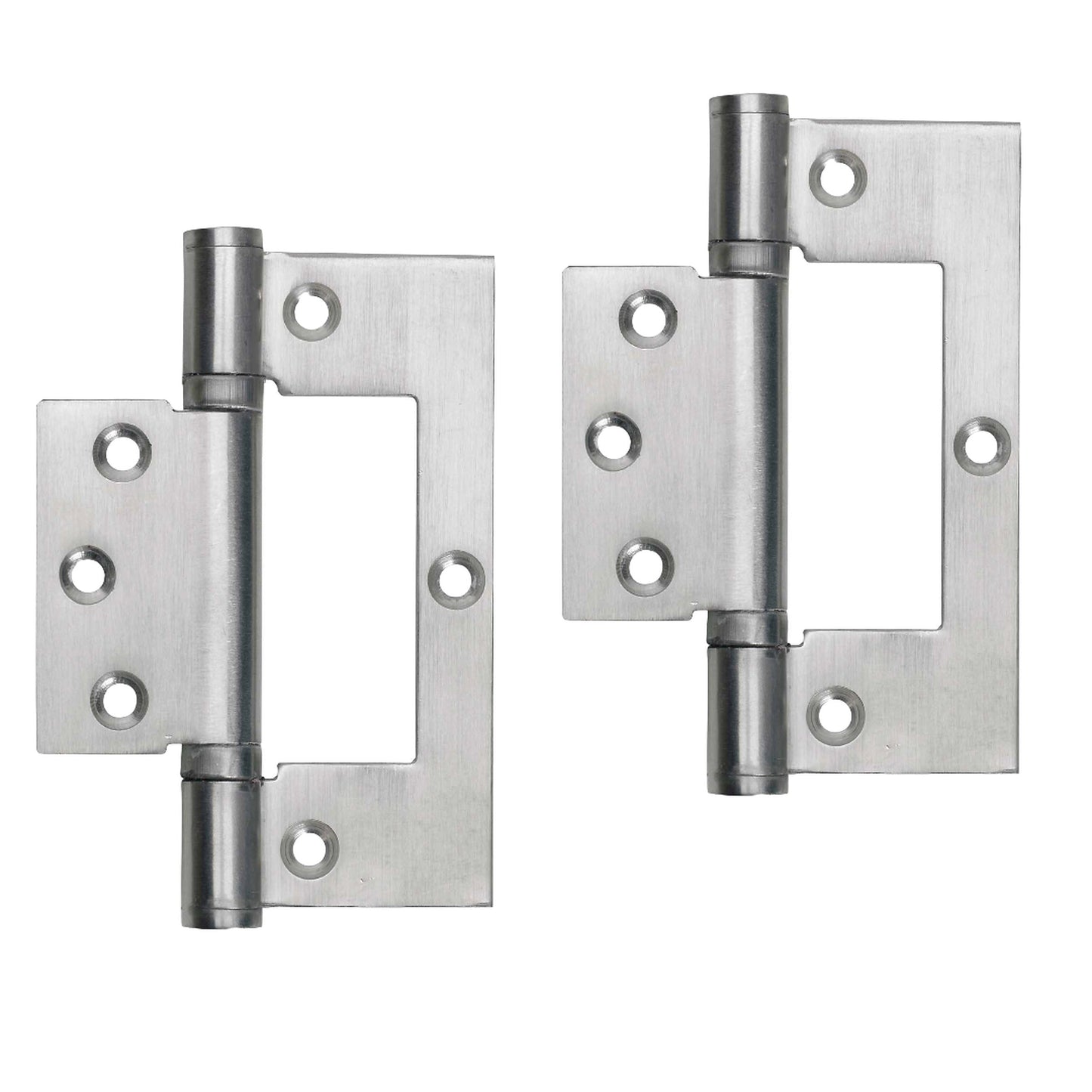 Marketplace JPG companion for 4" Hinges Stainless Steel Ball Bearing Flush Cupboard Door Fitting Chrome Satin - 100mm