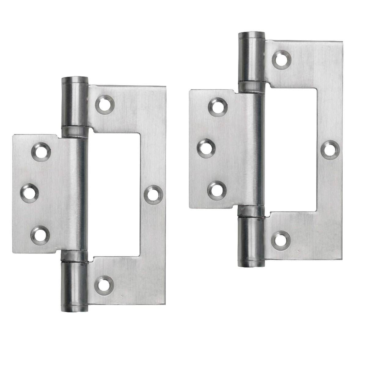 Marketplace JPG companion for 4" Hinges Stainless Steel Ball Bearing Flush Cupboard Door Fitting Chrome Satin - 100mm