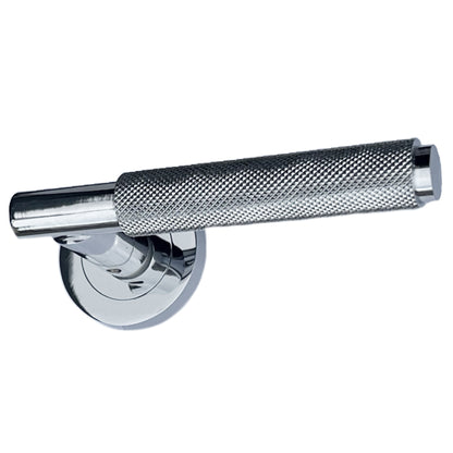 Marketplace JPG companion for Knurled Turning Door Handles Chrome Lever on Rose Latch Handle Key Lock Set