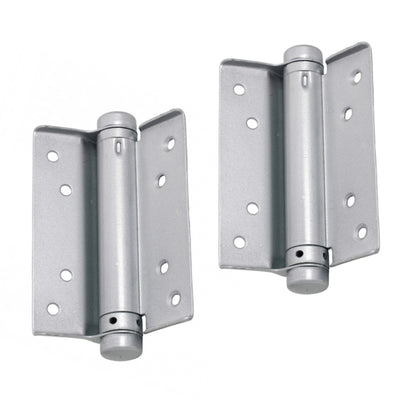 Marketplace JPG companion for Spring Door Hinges + Fittings Single Action 75 100 125mm Silver Laq Kitchen Door