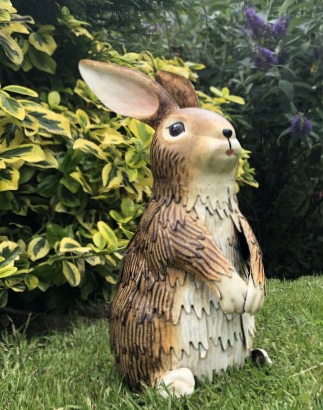 Metal Inquisitive Brown Rabbit