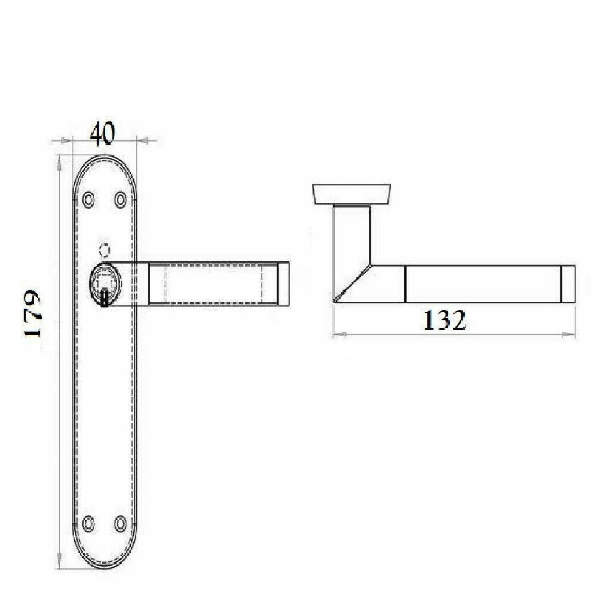 Door Handles Lever Latch Satin Nickel & Chrome Dual Finish Mitred 1-10 Pairs D5