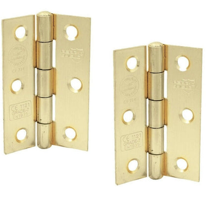 Perry 100MM Shield Grade CE7 Certifire Fire Door Butt Hinge W/ Butt Tip Pin D11