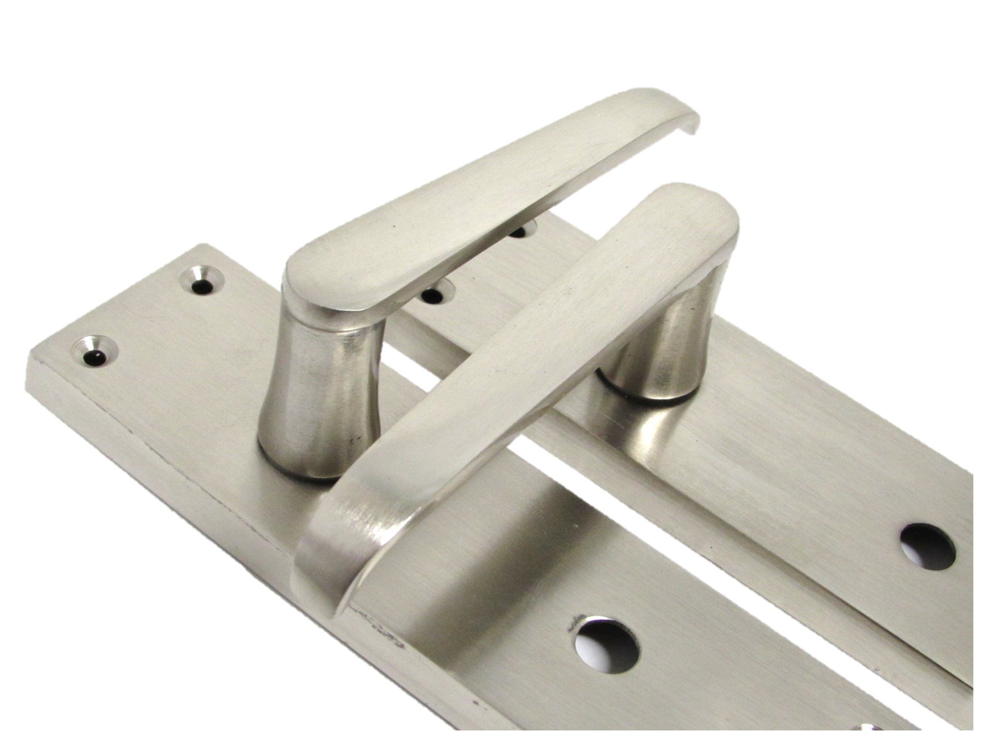Bathroom Door Handles SATIN CURRENT Victorian STRAIGHT Lever Interior SETS D15