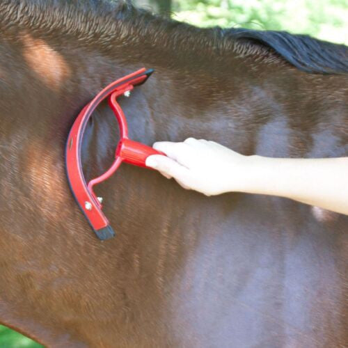 Perry Equestrian Plastic Sweat Scraper Grooming Horse Pony Pet 6 Colours D1