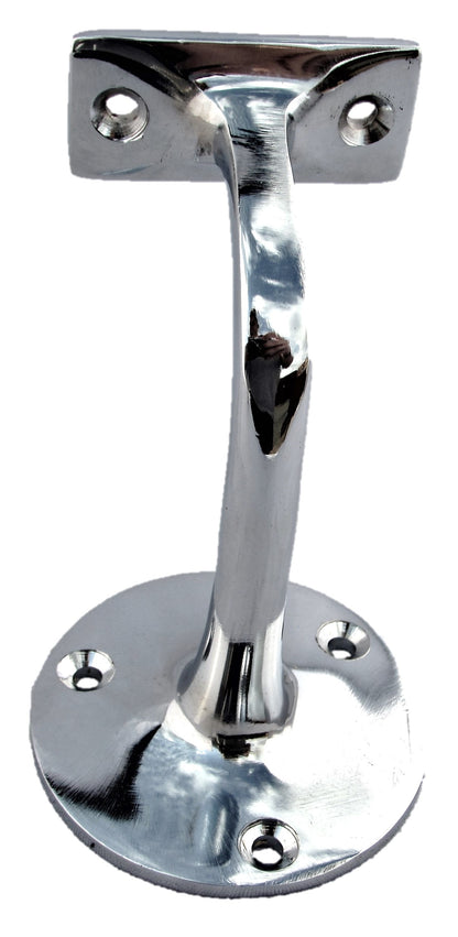 2-5 Chrome Handrail Bannister Support Stair Rail Bracket Fixing Wall Mounted D1