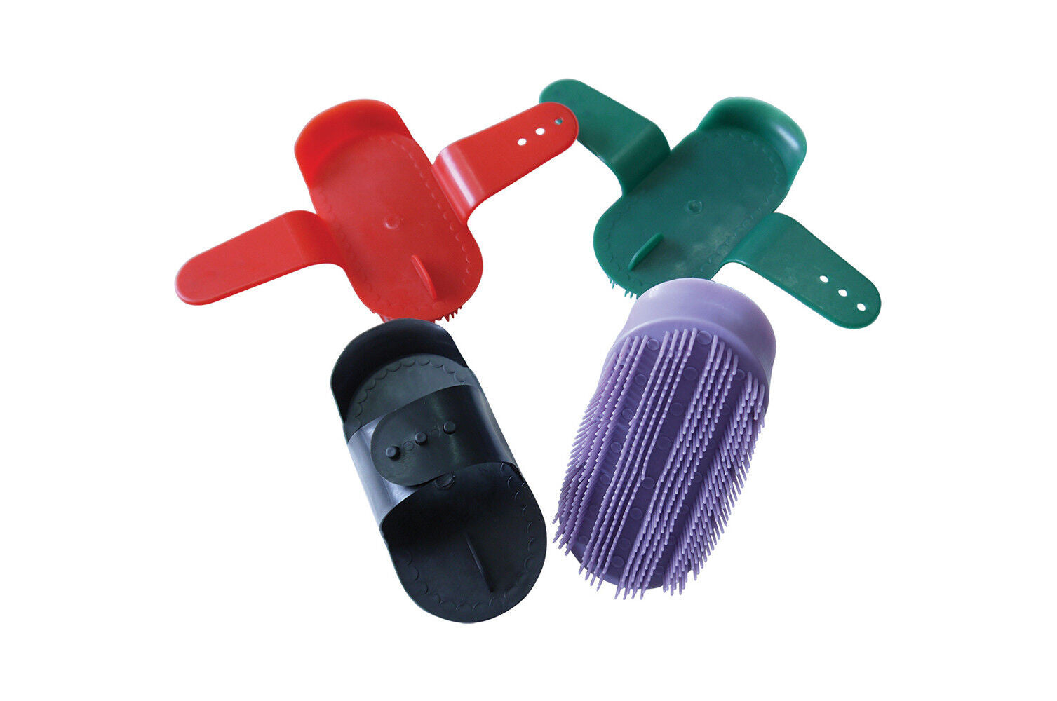 Perry Equestrian Plastic Curry Comb Medium Horse Pony Grooming Accessories D15