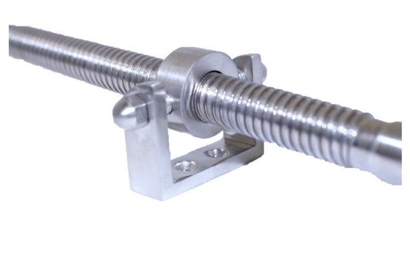 Satin Window Screw Jack Skylights 300mm TWIN THREAD D1