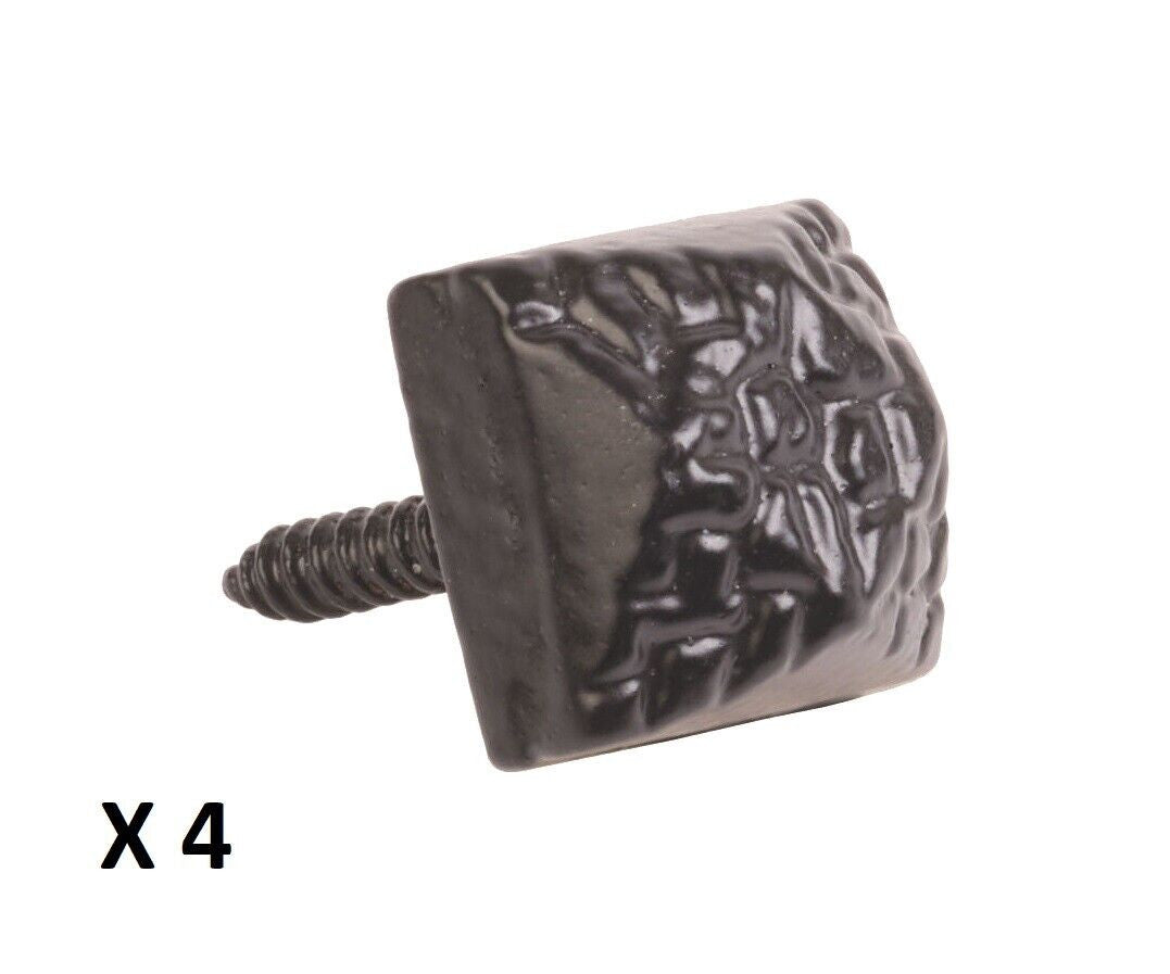 PERRY 19mm Black Powder Antique Door Studs Decorating Doors D1