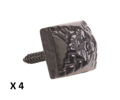 PERRY 19mm Black Powder Antique Door Studs Decorating Doors D1